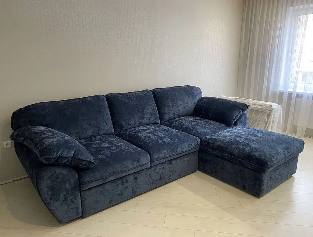 Перетяжка углового дивана